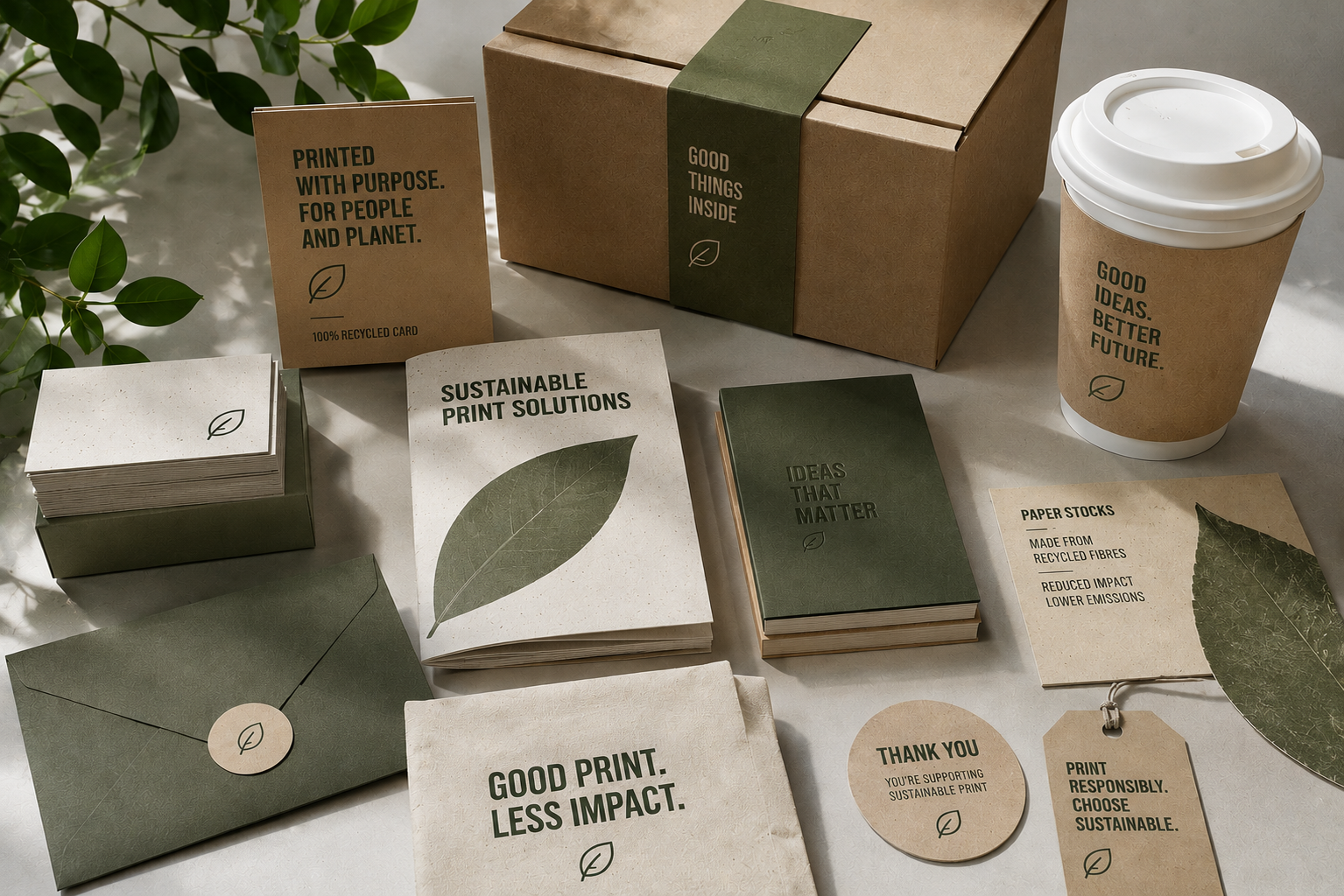 Every product, sustainably produced.